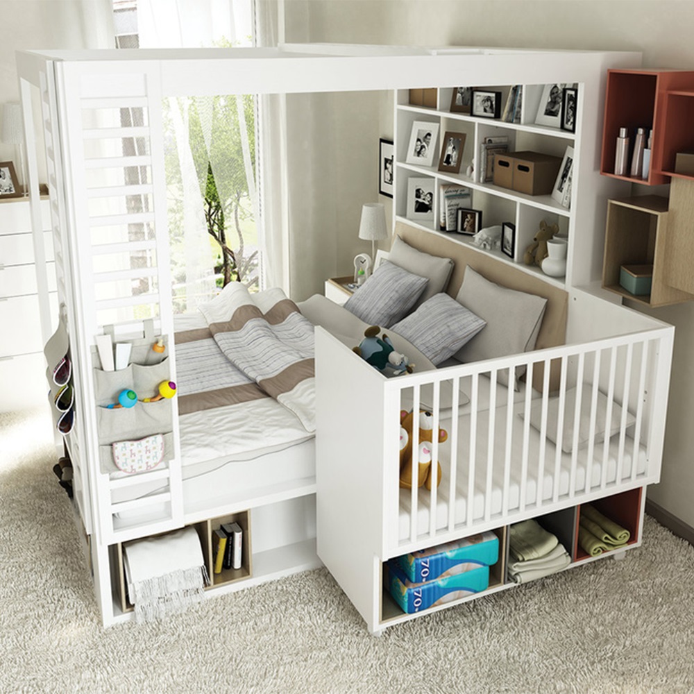 4you storage bed with shelving by vox
