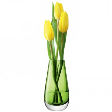 Lime green flower colour bud vase from lsa international