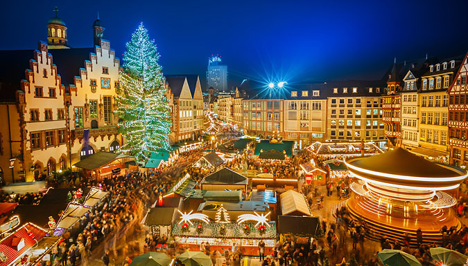Frankfurt christmas market, 2-4 nights from £69. 00 with flights.