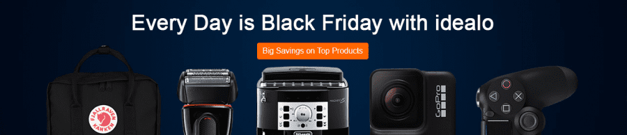 Every day is black friday with idealo uk