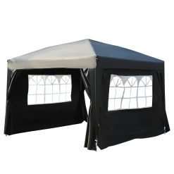 Outsunny 3 x 3m Popup Gazebo Marquee, Black