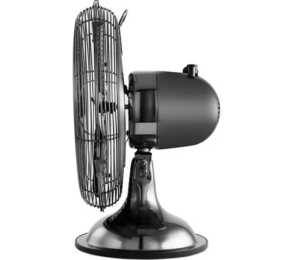 LOGIK L12DFGM17 12inch Desk Fan, Gun Metal Grey