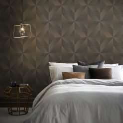 Artelier Geo Bronze Wallpaper, 10 Metres