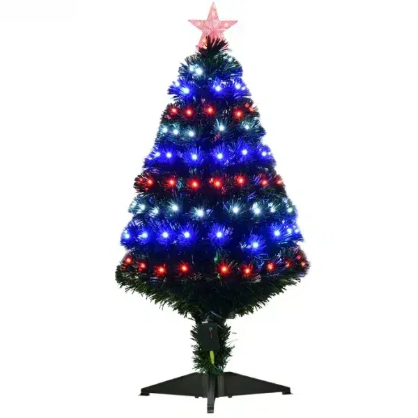Artificial Christmas Tree with Multi-Coloured Lights & Star