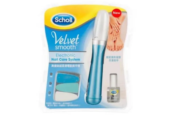 Scholl velvet nail care system - blue