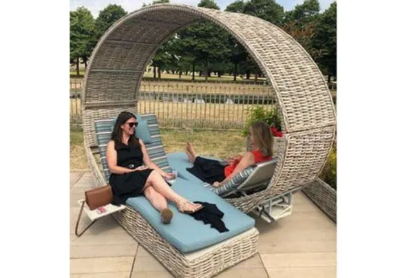 Duo fiji sun seeker rattan sun loungers - image 3