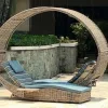Duo Fiji Sun Seeker Rattan Sun Loungers