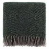 Gotland 100% Wool Blanket, Green