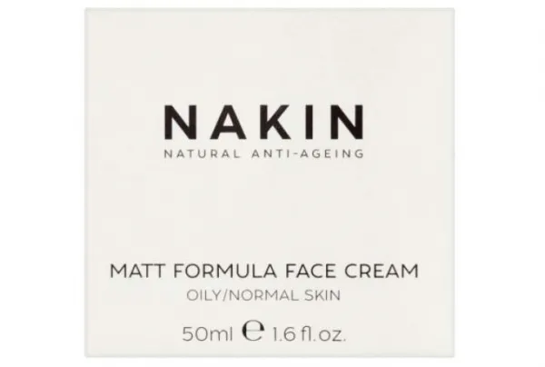 Nakin natural anti-ageing matt formula face cream, 50ml