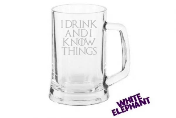 I drink & i know things game of thrones tankard, 500ml