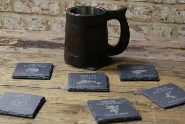 Slate Game of Thrones Inspired Coasters, Choose Your House