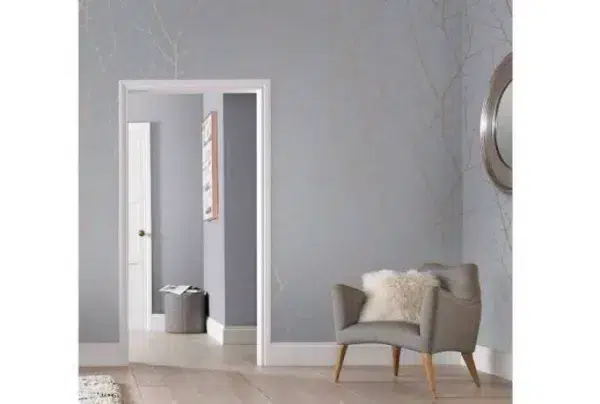 Boreas Soft Grey Easy To Apply Wallpaper