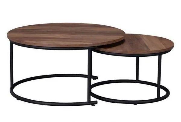 Fulton set of 2 coffee tables, pine