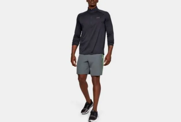 Men's ua qualifier wg perf shorts, grey - image 3