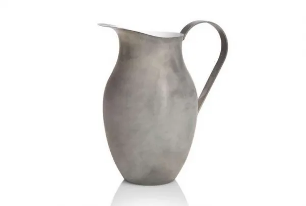 Two-tone zinc vase