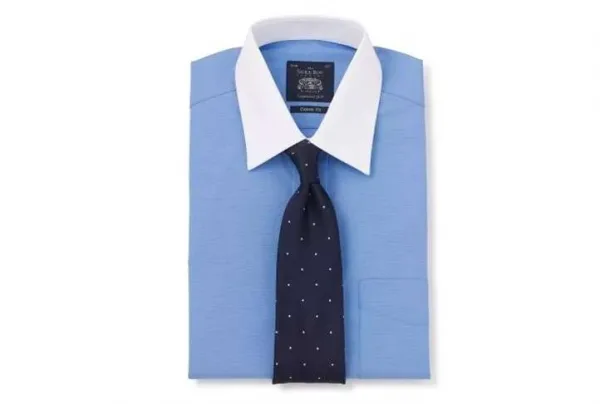 French blue classic fit shirt, all collar & sleeve sizes