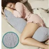 Kally Full Body Pillow, Grey Sherpa