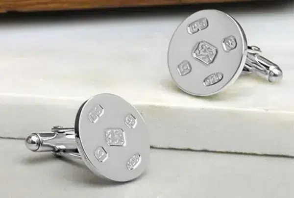 Hallmark feature round cufflinks