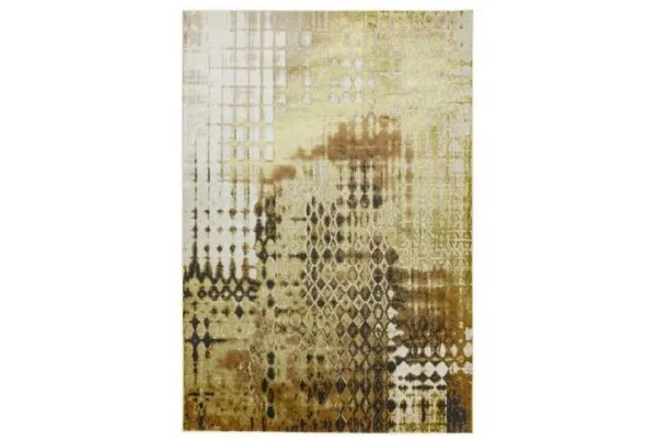 Aurora abstract floor rug, diamond, 80 x 150cm