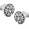 Silver Tree of Life Cufflinks
