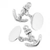 Silver Anchor Cufflinks
