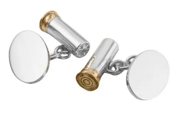 Shotgun cartridge cufflinks