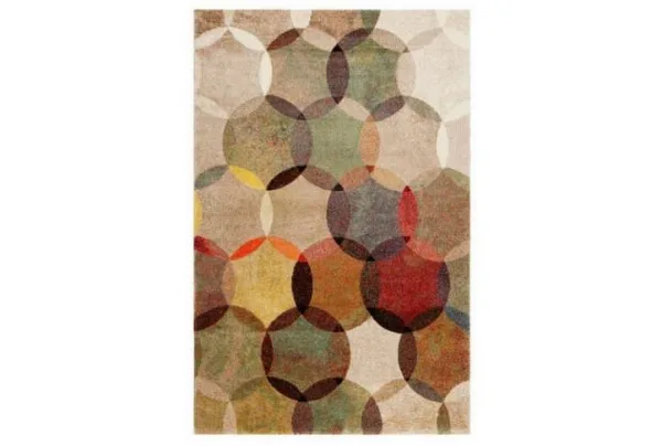 Modernina multi-coloured rug, 80 x 150cm