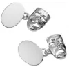 Silver Comedy & Tragedy Cufflinks