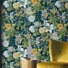 Glasshouse Flora Luxury Easy Apply Wallpaper, 10m