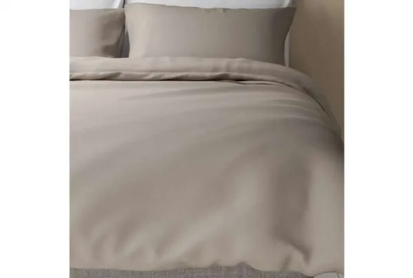 M&s rich soft egyptian cotton duvet cover, mink