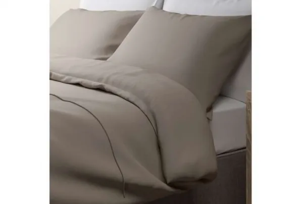 M&s rich soft egyptian cotton duvet cover, mink