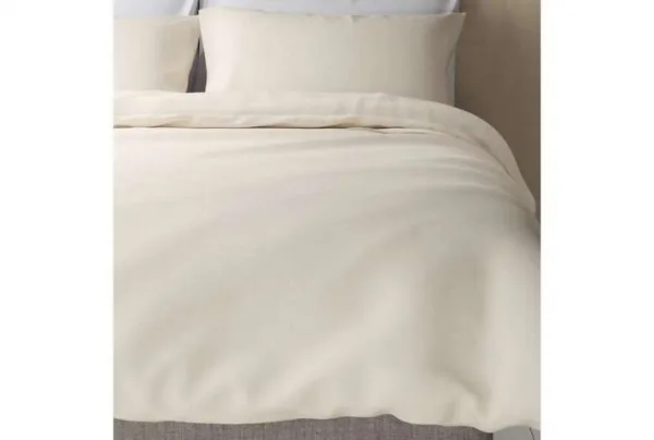 M&s rich soft egyptian cotton duvet cover, cream