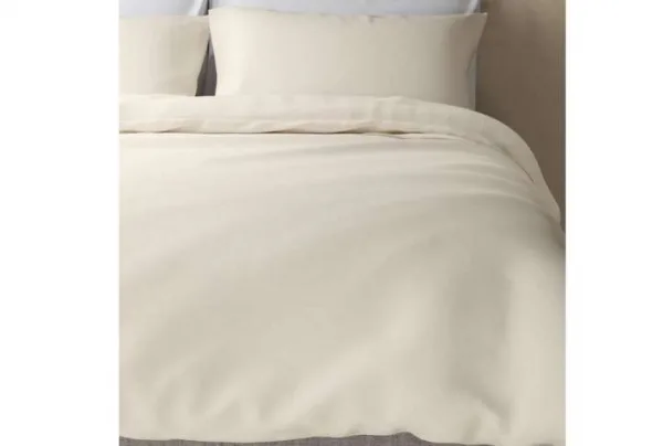 M&s rich soft egyptian cotton duvet cover, ivory