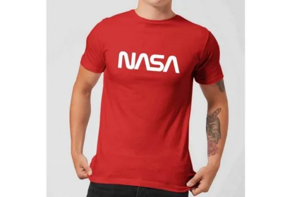 Official nasa t-shirt in red, various sizes