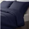 M&S Rich Soft Egyptian Cotton Duvet Cover, Midnight Navy