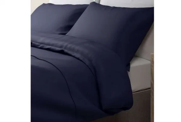 M&s rich soft egyptian cotton duvet cover, midnight navy