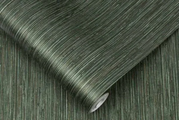 Grasscloth geo textured pine luxury easy apply wallpaper, 10m