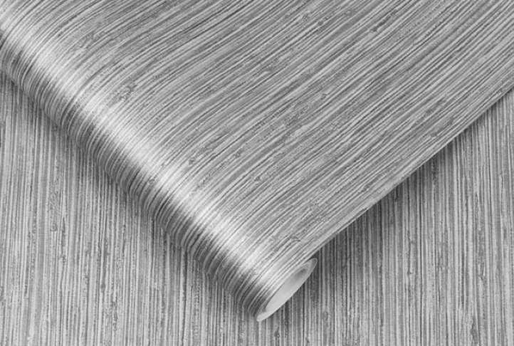 Grasscloth geo textured grey luxury easy apply wallpaper, 10m Grasscloth geo textured grey luxury easy apply wallpaper, 10m - image 2
