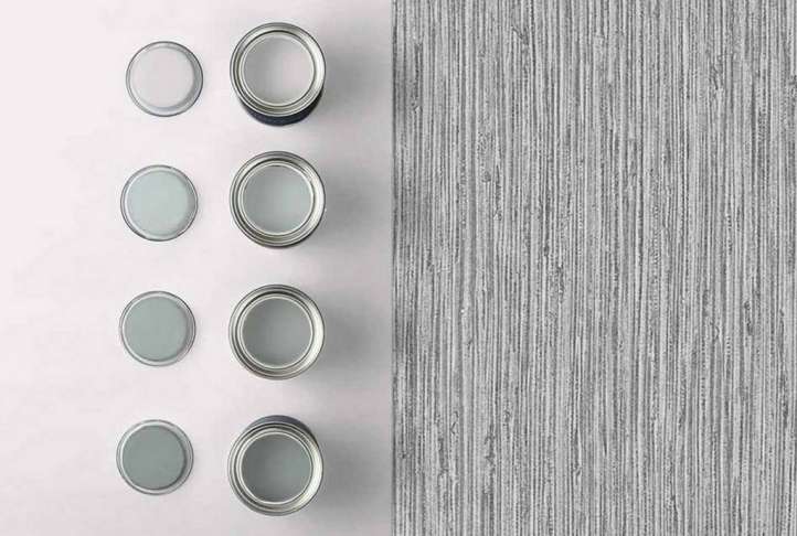 Grasscloth geo textured grey luxury easy apply wallpaper, 10m Grasscloth geo textured grey luxury easy apply wallpaper, 10m - image 3