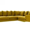 Rochester Scatterback RH Corner Sofa, Clean Velvet Ochre