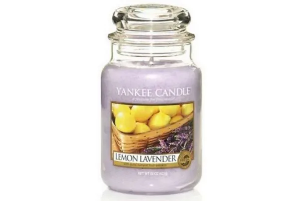 Yankee candle large jar, lemon lavender
