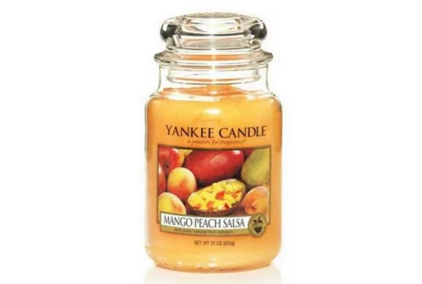Yankee candle large jar, mango peach salsa