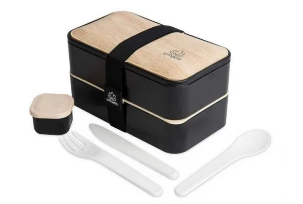 Umami® lunch box black bamboo