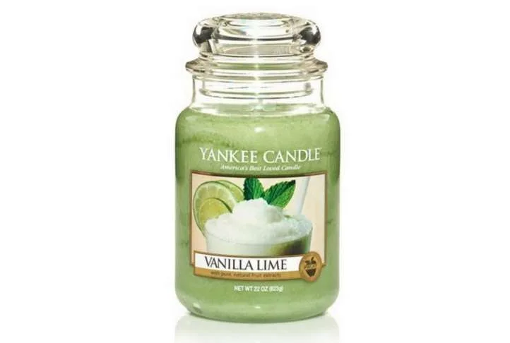 Yankee candle large jar, vanilla lime Yankee candle large jar, vanilla lime