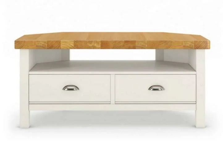Padstow corner media unit, ivory Padstow corner media unit, ivory - image 2