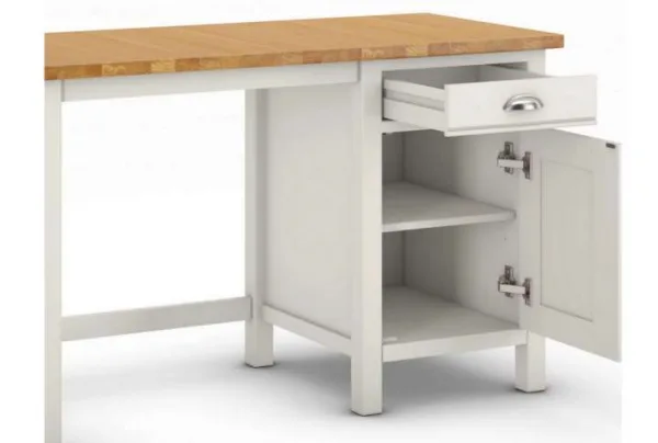 Padstow desk, ivory
