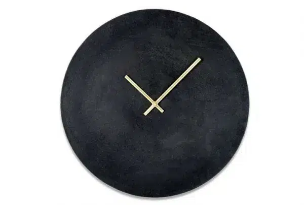 Okota wall clock, black