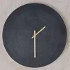 Okota Wall Clock, Black