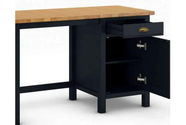 Padstow desk, blue black