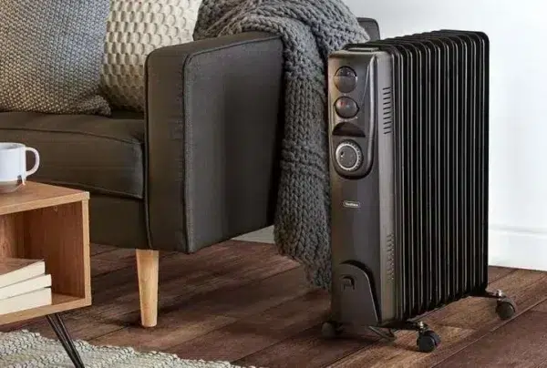 11 fin 2500w oil filled radiator - black